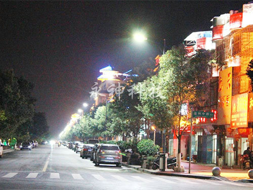 濂溪河南岸LED路燈工程案例