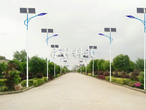 湖南新農村太陽能路燈工程案例